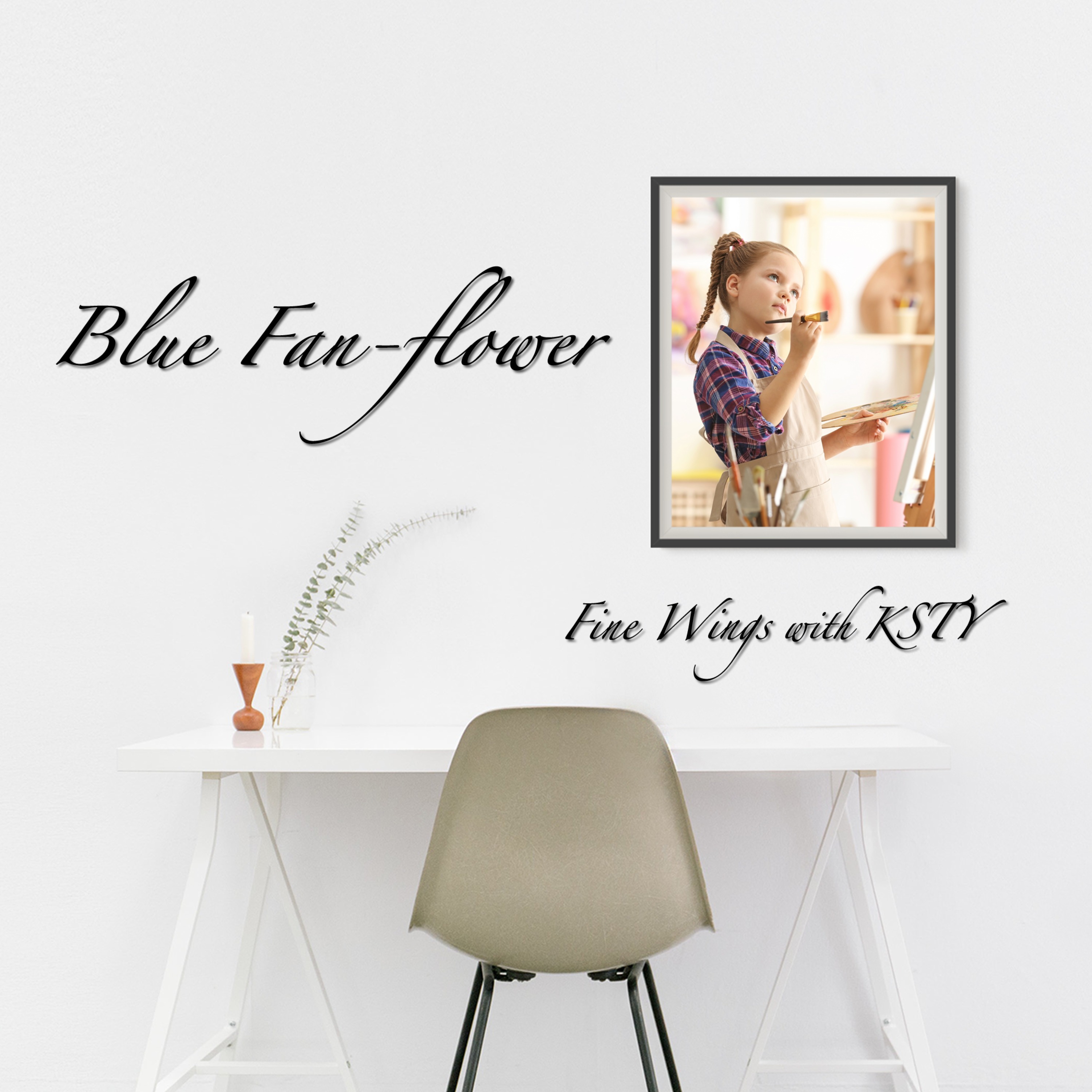 Blue Fan-flower アートワーク