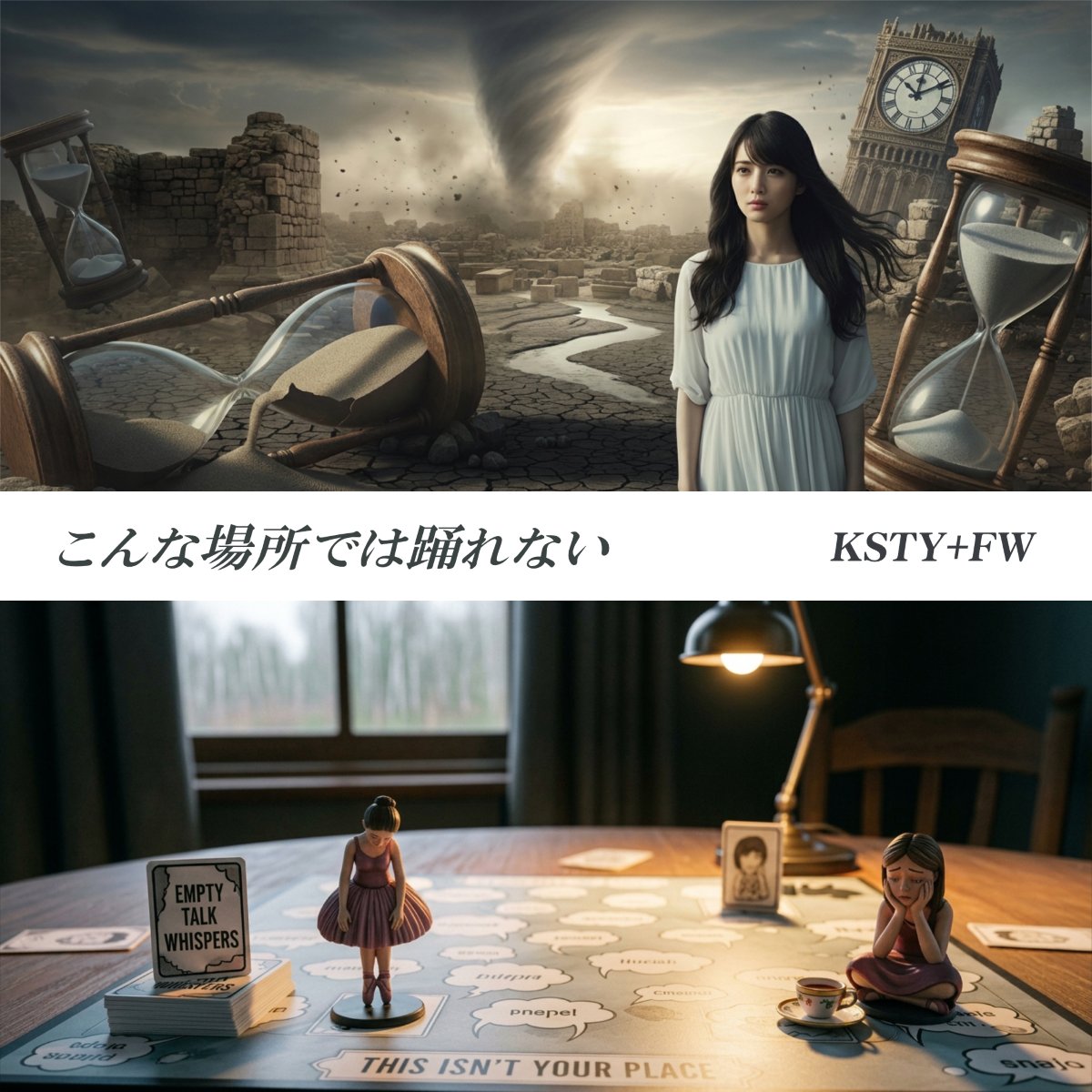 KSTY+FW「こんな場所では踊れない」アートワーク