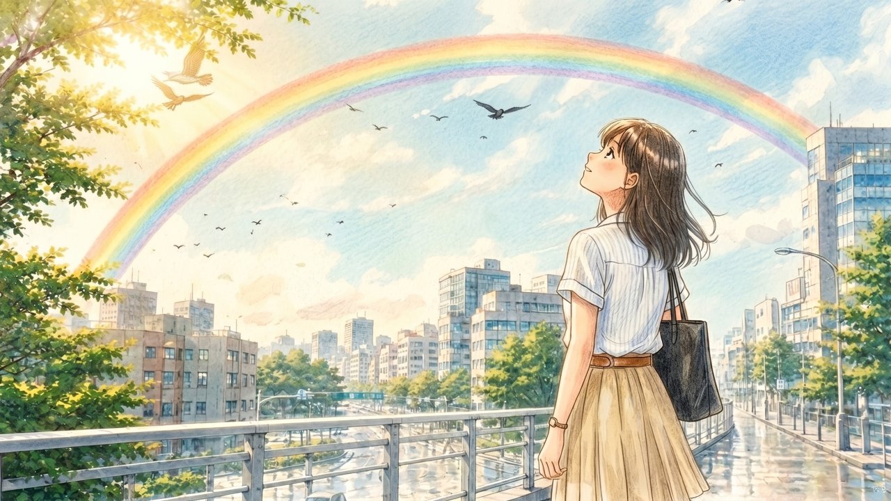 短編小説「昨日と違う今日を重ねて ~虹色キラキラ~」画像2